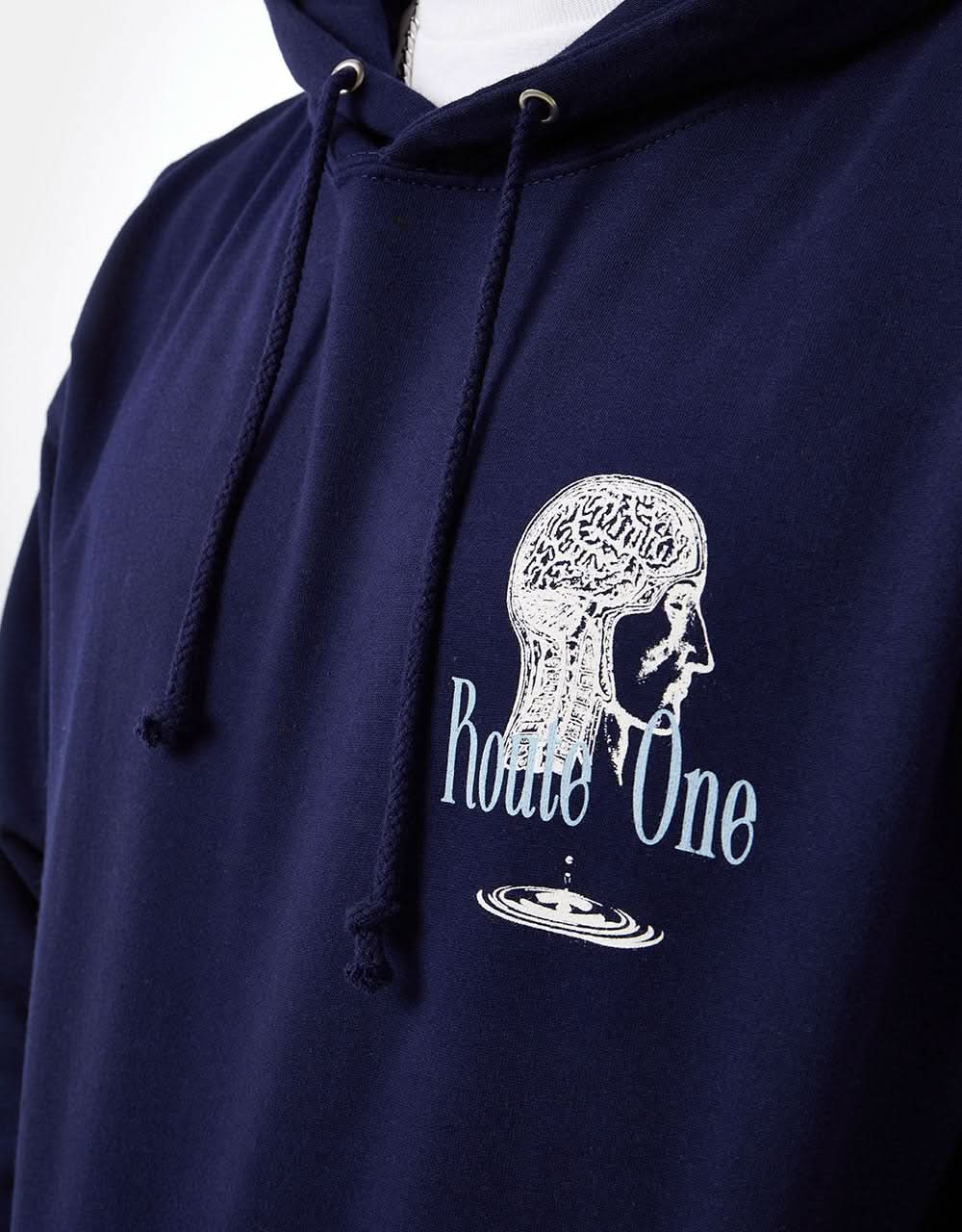 Sudadera con capucha Route One Crystal Clear - Azul marino