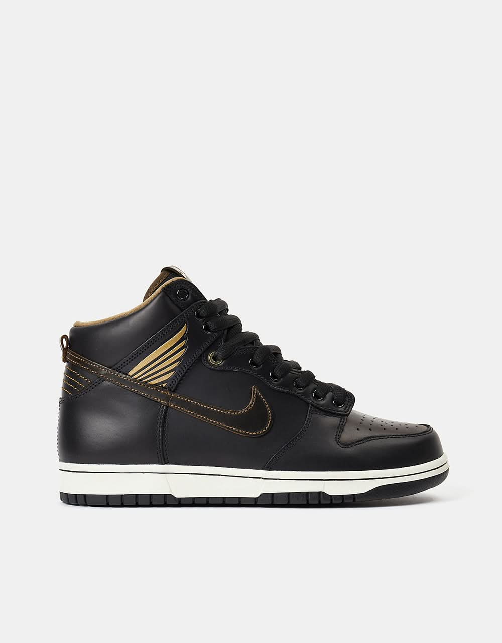 Scarpe da skate Nike SB 'Pawnshop' Dunk High OG QS - Nero/Nero-Oro metallizzato