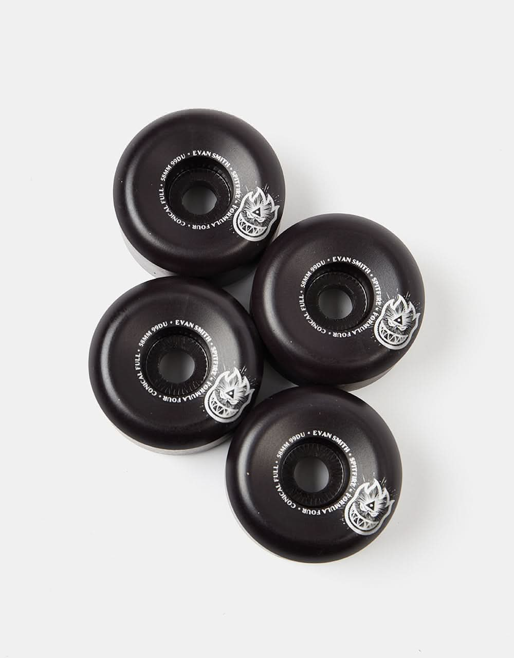 Spitfire Evan Visions Formula Four Conical Full 99d Skateboard Wheels - 58mm