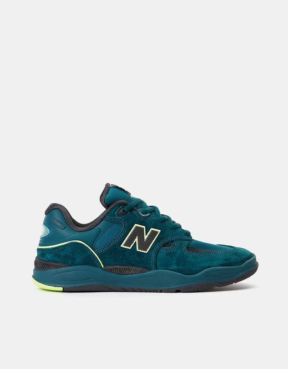 New Balance Numeric x Primitive 1010 Skate Shoes - Deep Teal/Lime Green