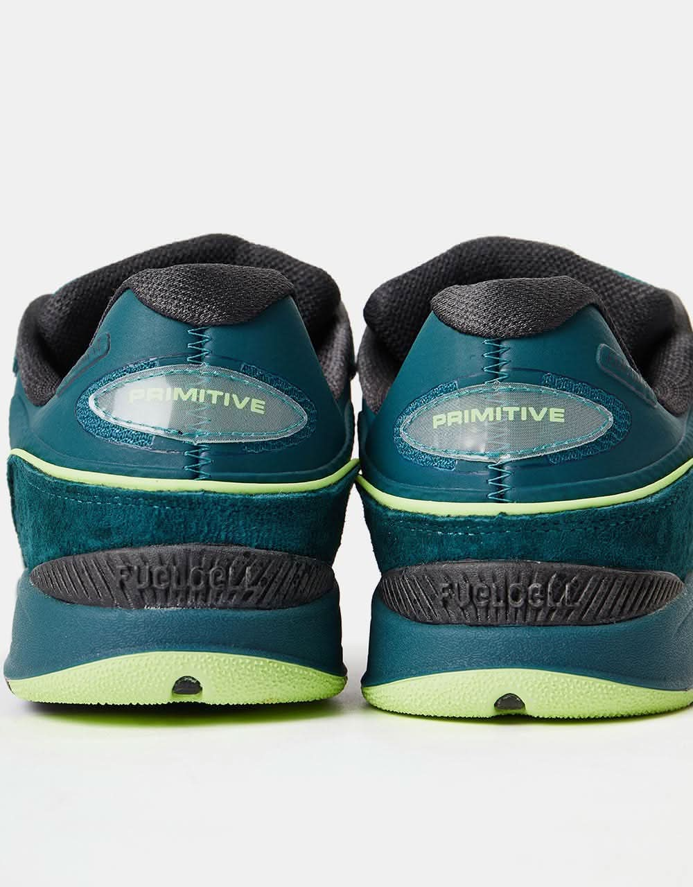 New Balance Numeric x Primitive 1010 Skate Shoes - Deep Teal/Lime Green