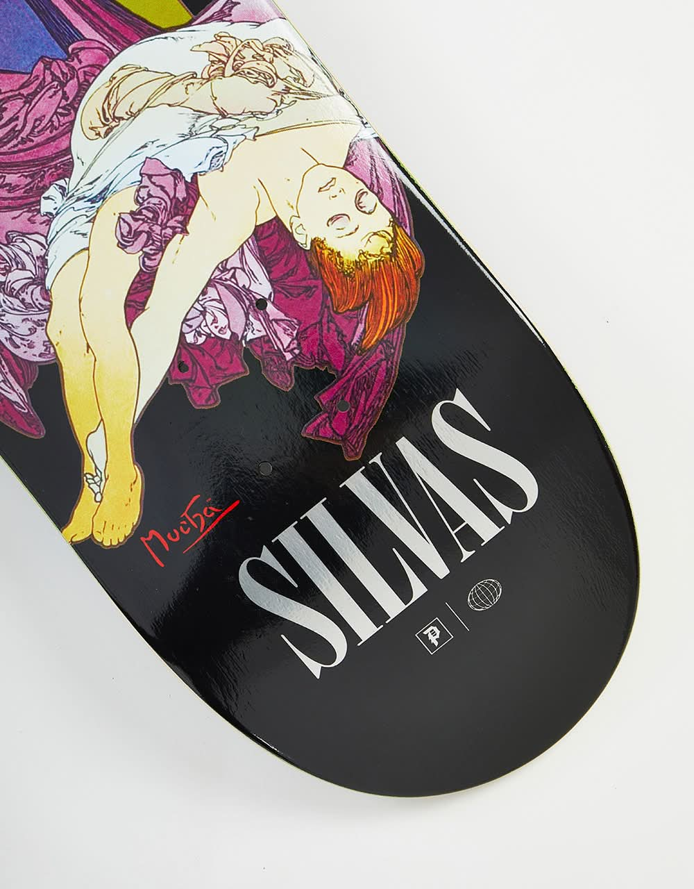 Primitive x Alphonse Mucha Silvas Tragedy Skateboard Deck - 8.25"