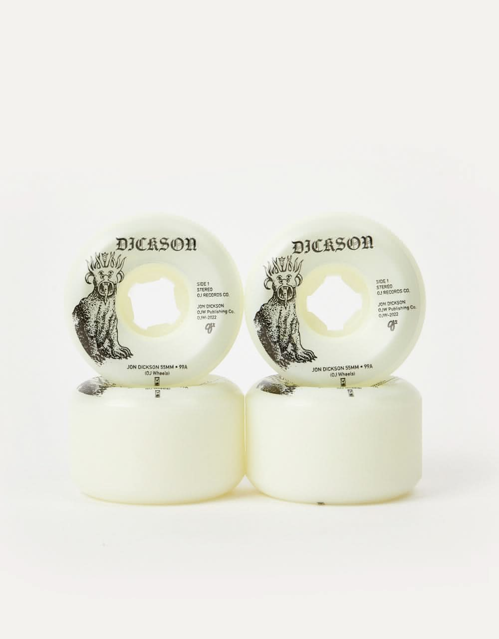 OJ Jon Dickson Hi-Fi Elite OG Hardline 99a Skateboard Wheels - 55mm