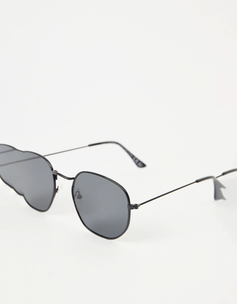 Route One Hex Sunglasses - Black (Black Lens)