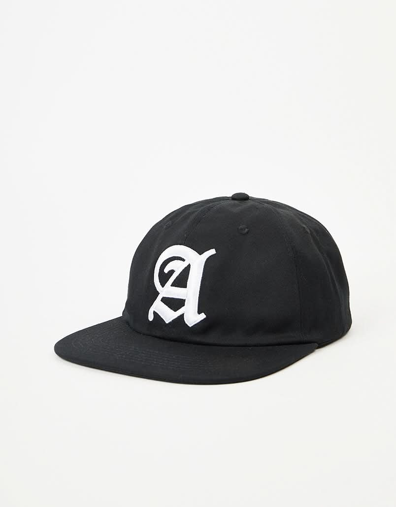 Ahead Worldwide Capital 3 Cotton Twill Strapback Cap - Black