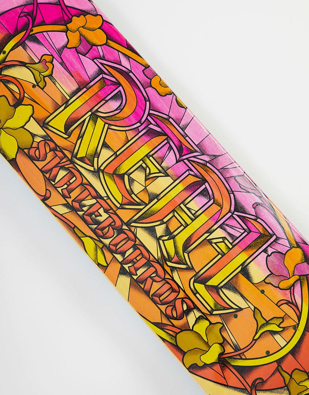 Real Chromatic Cathedral Oval Skateboard Deck - 8.06"