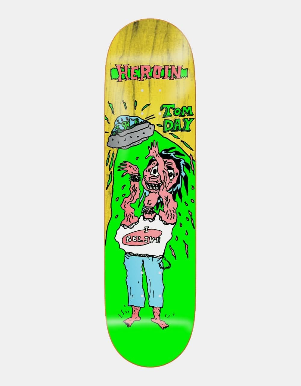 Heroin Day Toon Skateboard Deck - 8.75”