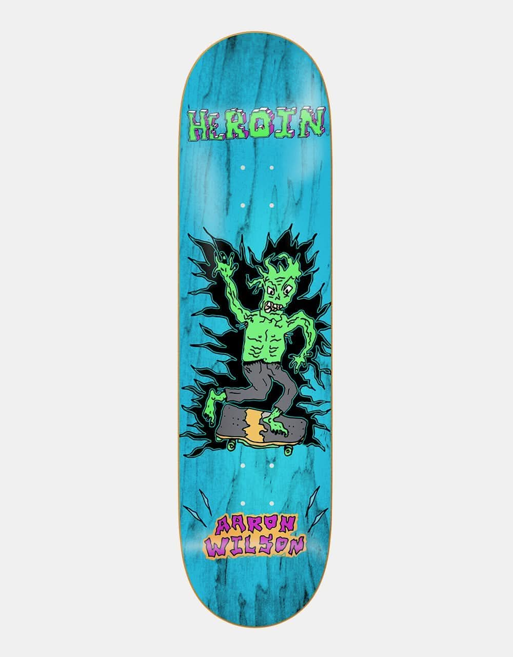 Heroin Wilson Toon Skateboard Deck - 8.5”