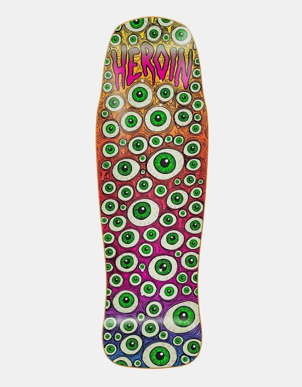 Heroin Mini Eyeballer Skateboard Deck - 9”