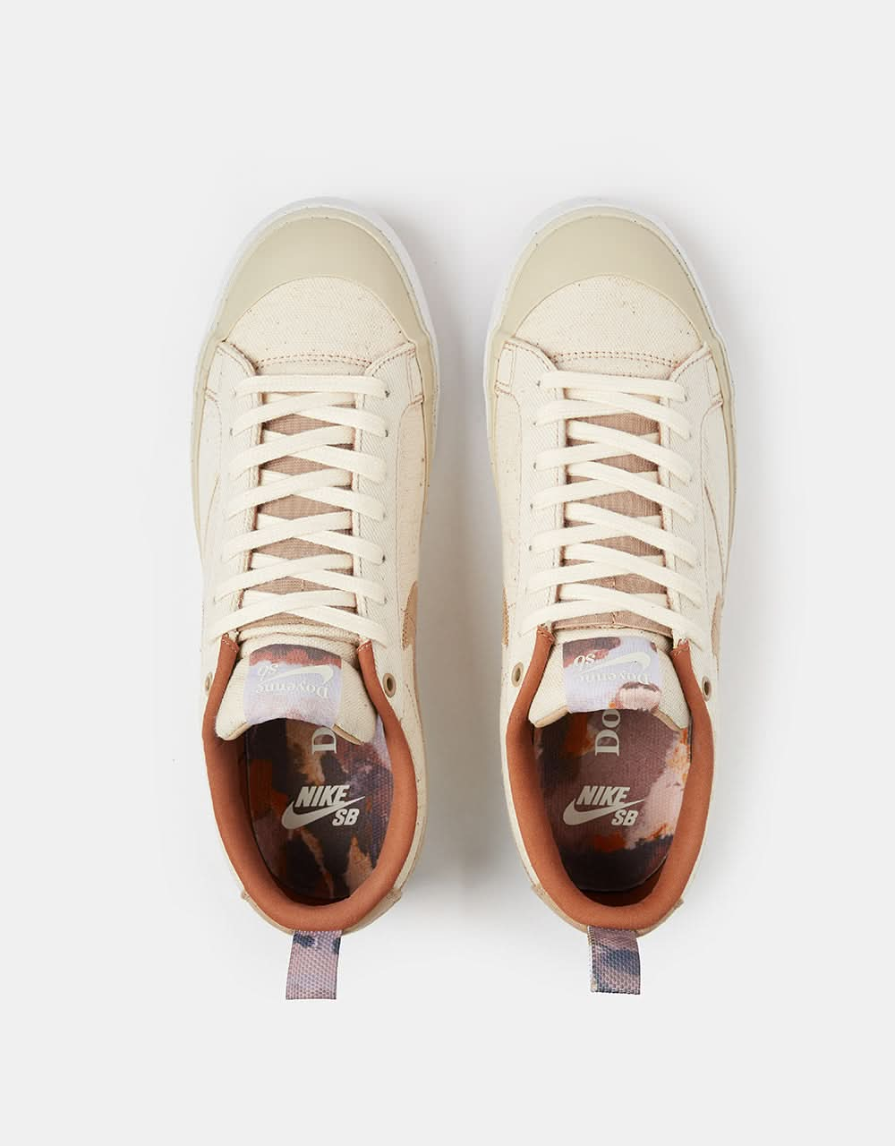 Nike SB x Doyenne Blazer Low QS Skate Shoes - Coconut Milk/Rattan-Limestone-Rattan