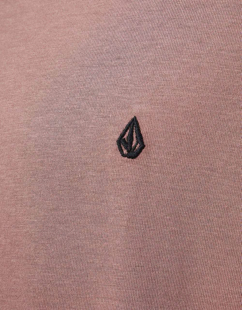 Volcom Stone Blanks Basic T-Shirt - Bordeaux Brown