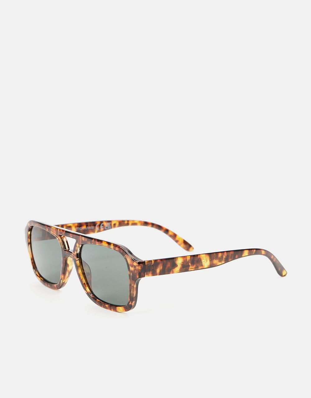 Route One 70's Navigator Sunglasses - Brown