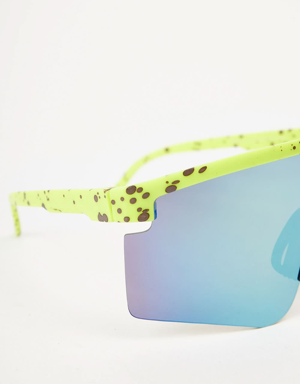 Route One Eastbound Sunglasses - Yellow/Blue Mirror