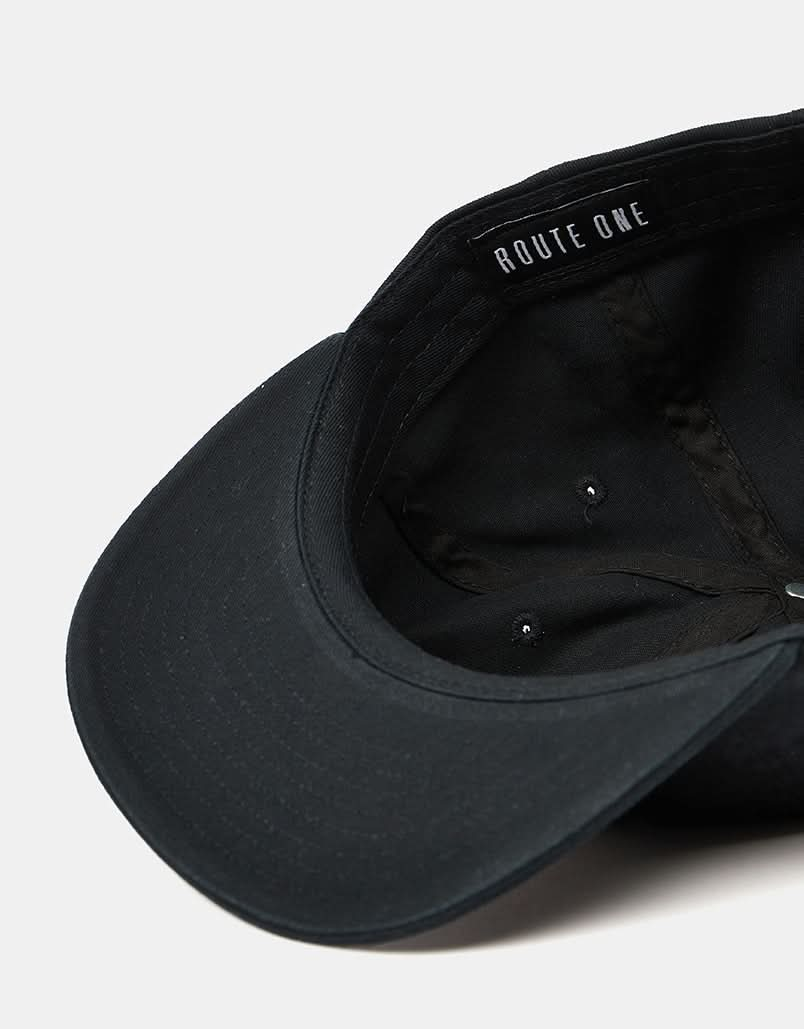 Route One Tag 2.0 6 Panel Cap - Black