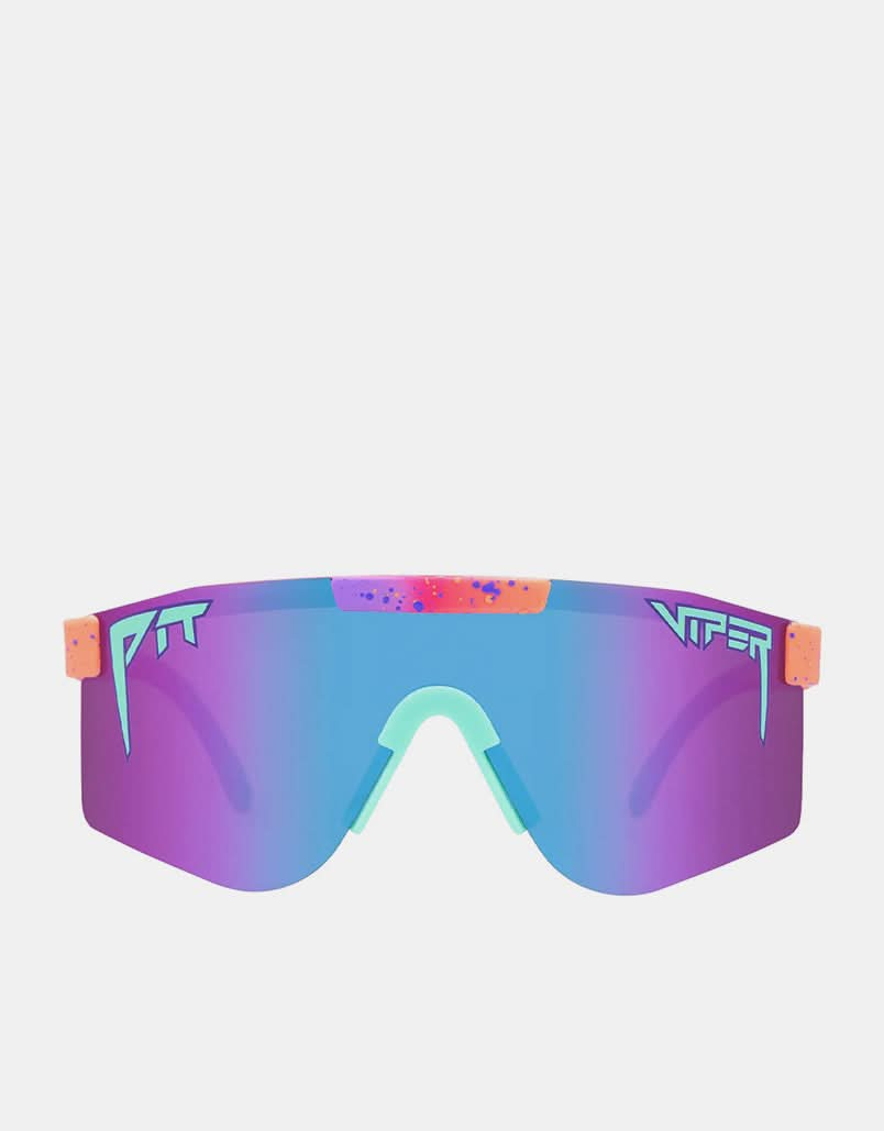 Pit Viper Copacabana Double Wide Sunglasses - Blue/Purple Revo