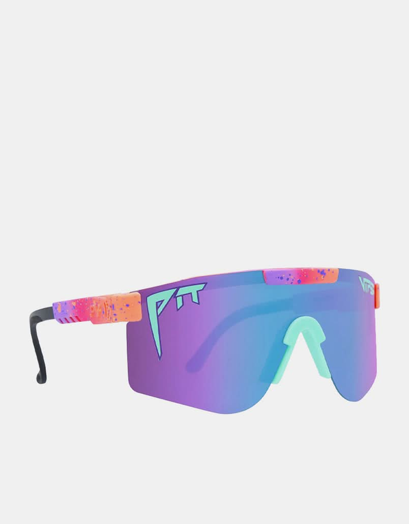 Pit Viper Copacabana Double Wide Sunglasses - Blue/Purple Revo