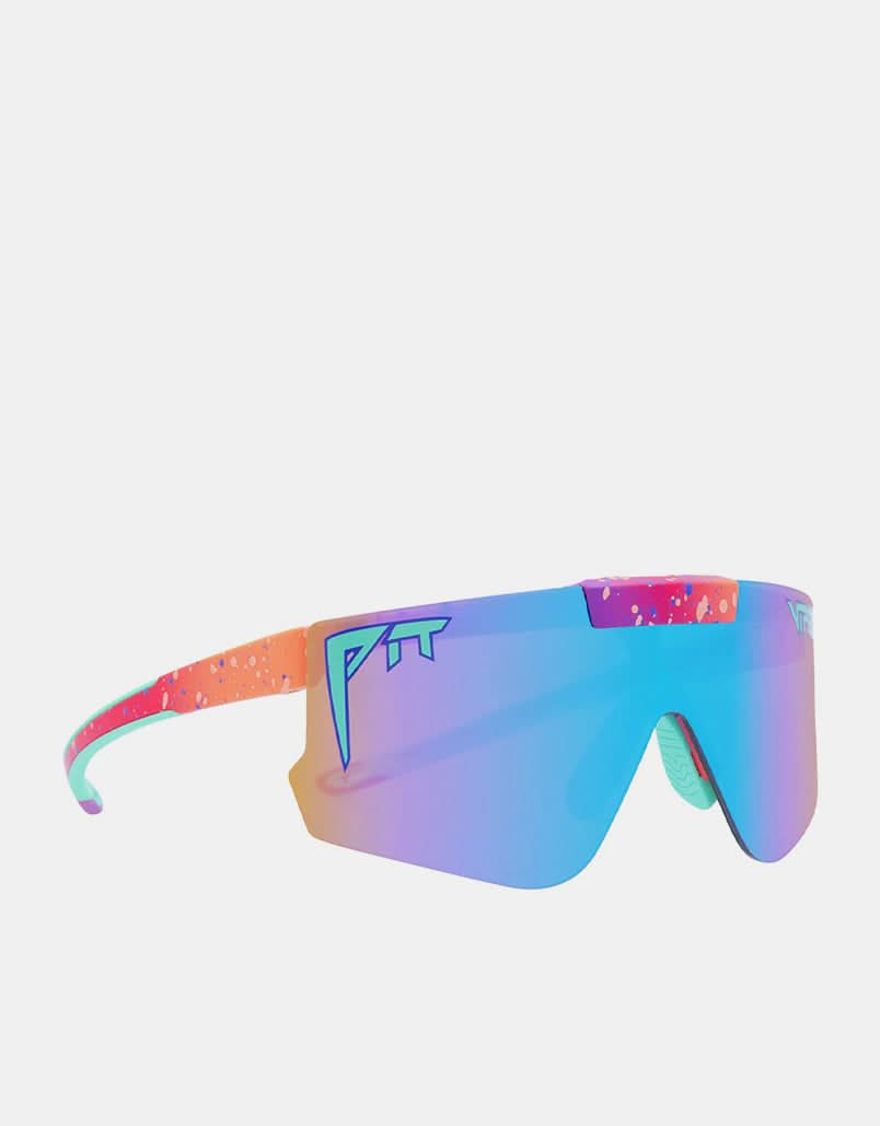 Pit Viper Copacabana Flip-Offs Sunglasses - Blue/Purple Revo