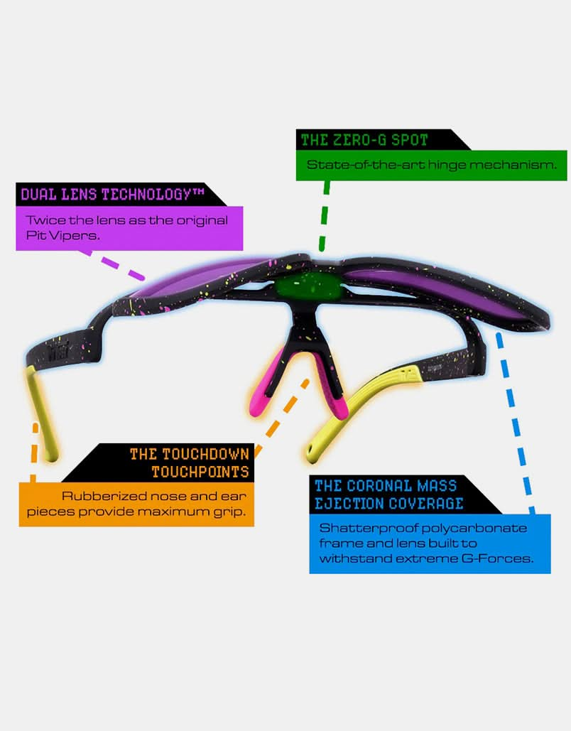 Pit Viper '93 Dusk Lift-Offs Sunglasses - Smoke