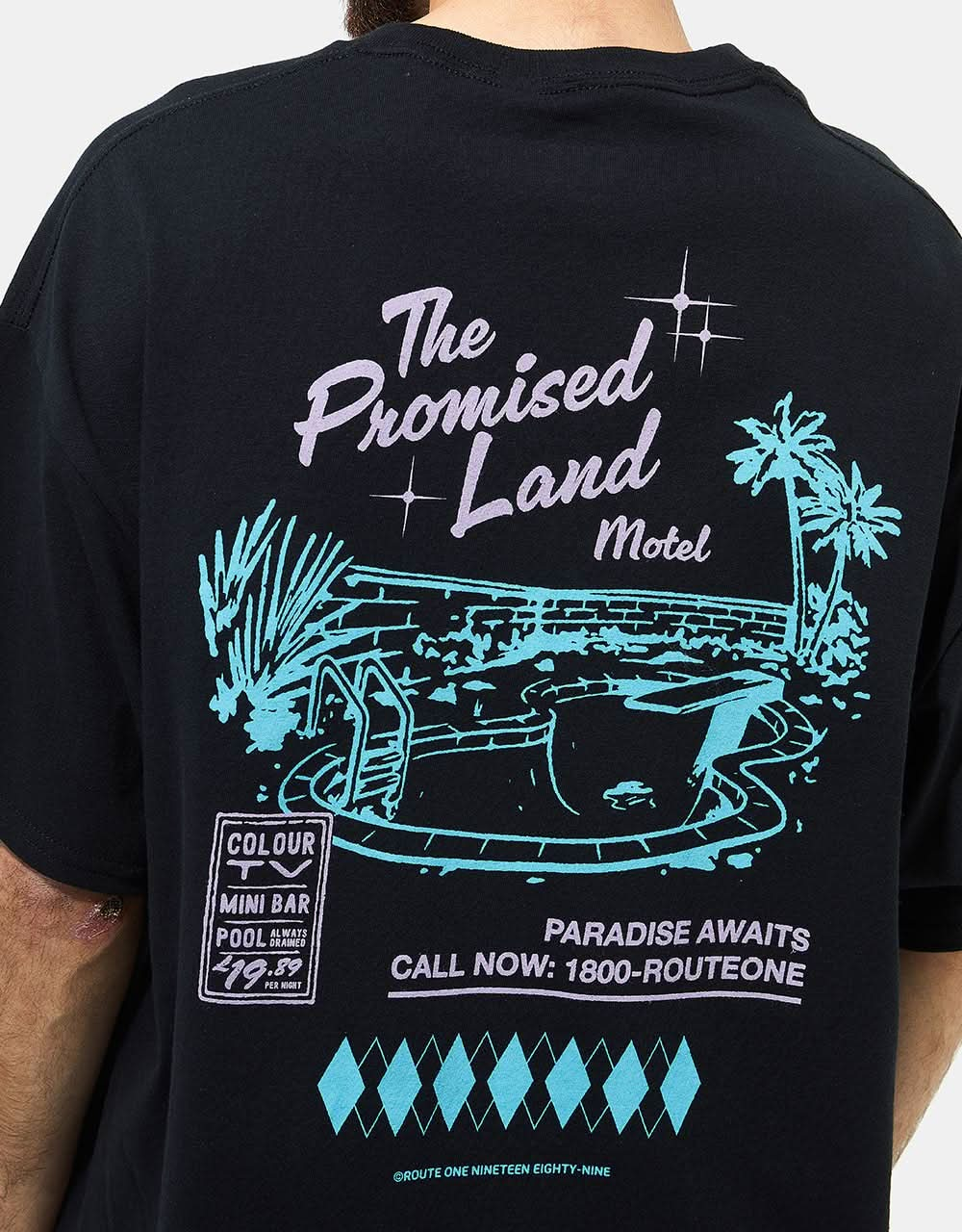 Route One The Promised Land T-Shirt - Black