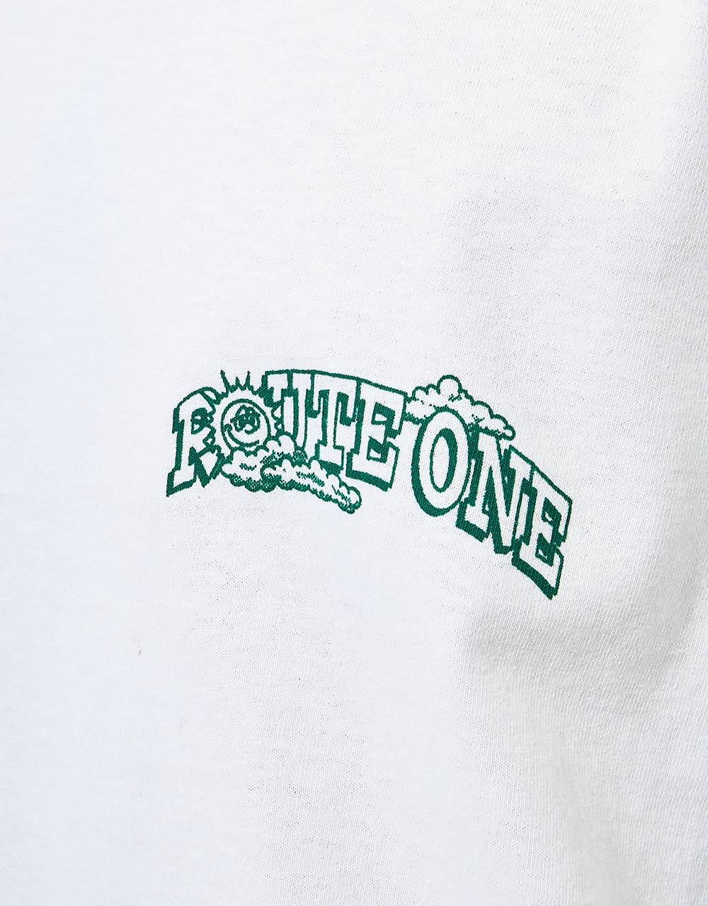 T-shirt da costruzione Route One - bianca