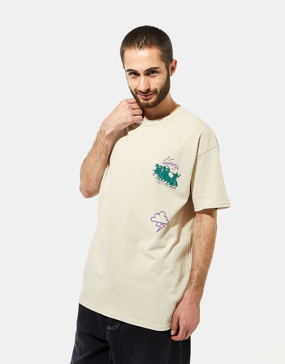 Route One Zeus T-Shirt - Sand