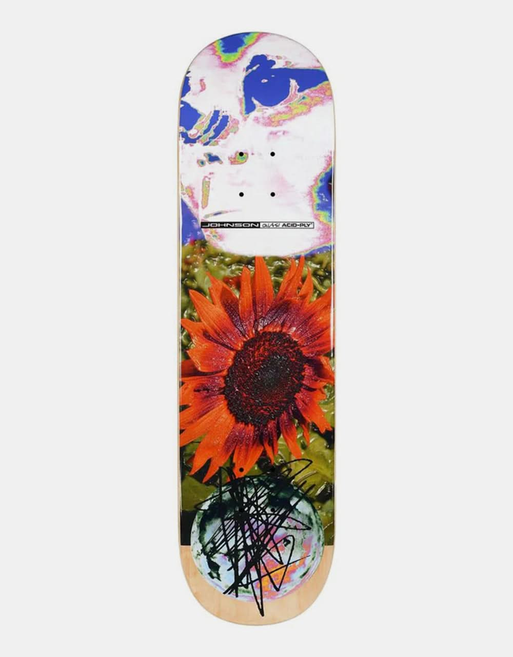 Quasi Johnson 'Acid-Ply 2' Skateboard Deck - 8.25"