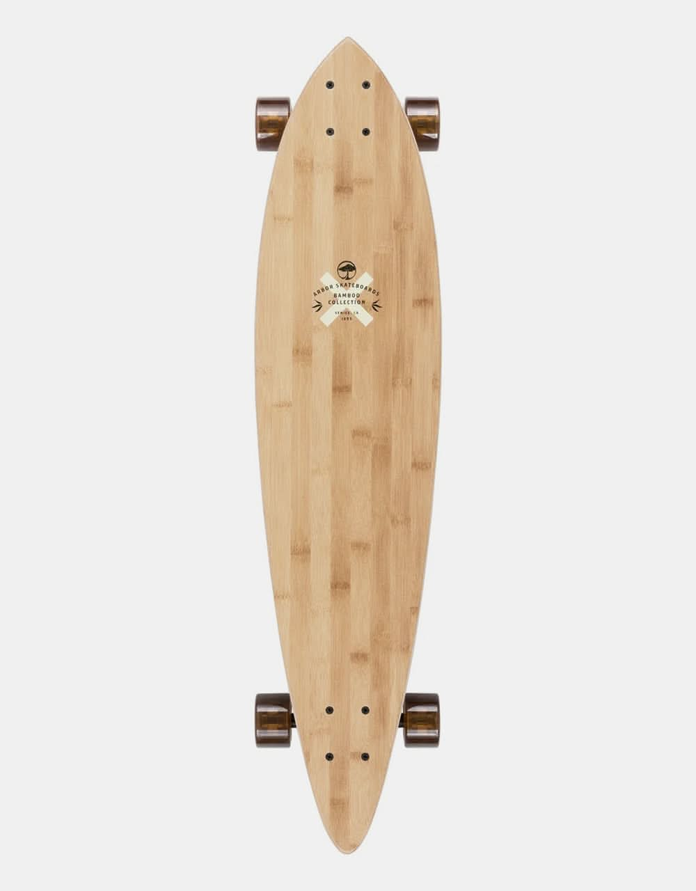 Arbor Fish Bamboo Pintail Longboard - 37" x 8.5"