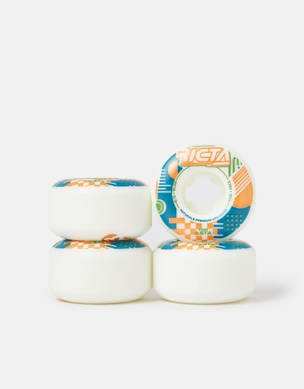 Ricta Asta Flux Naturals Slim 101a Skateboard Wheels - 52mm