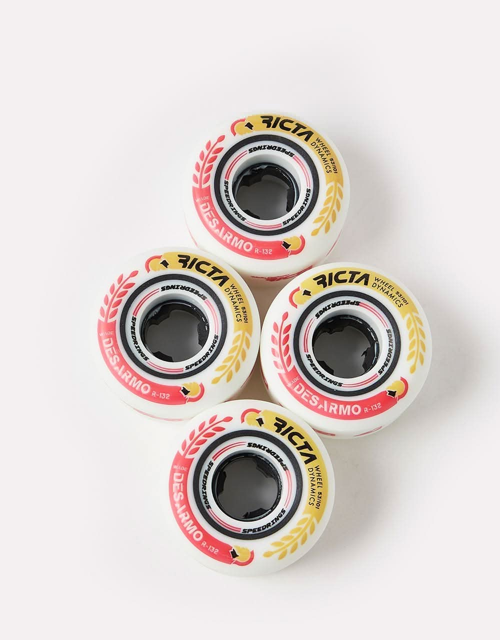 Ricta Desarmo Speedrings Wide 101a Skateboard Wheels - 53mm