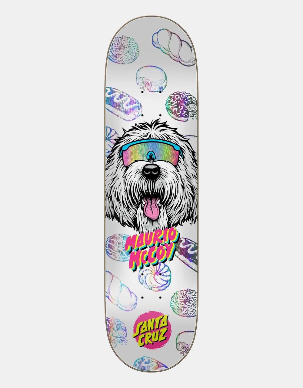 Santa Cruz McCoy Donut Dog VX Skateboard Deck - 8.25"