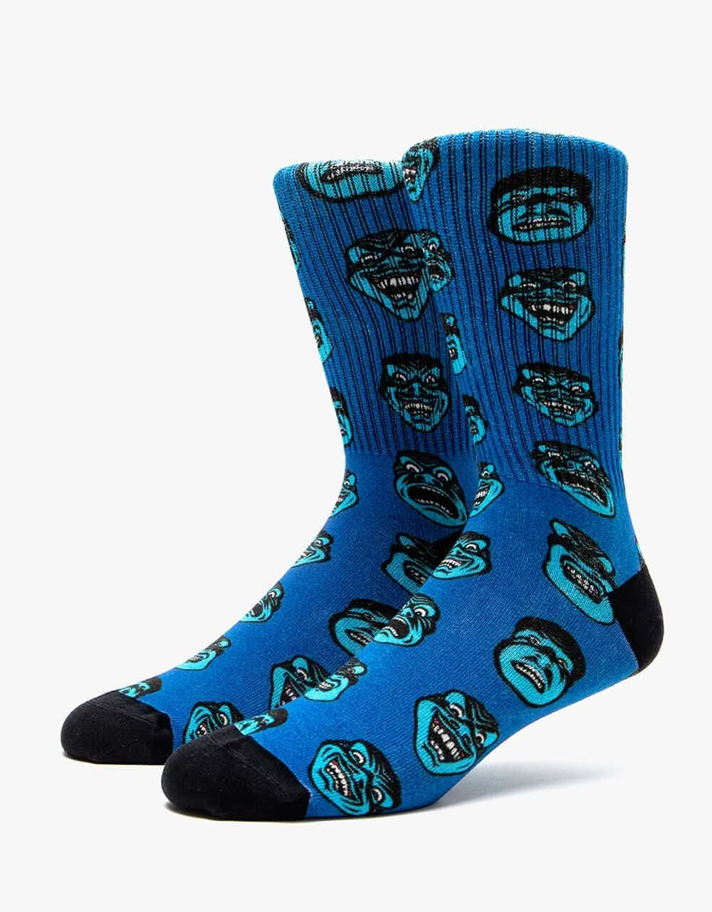 Santa Cruz Speed Wheels Faces 2 Pack Socks - Multi