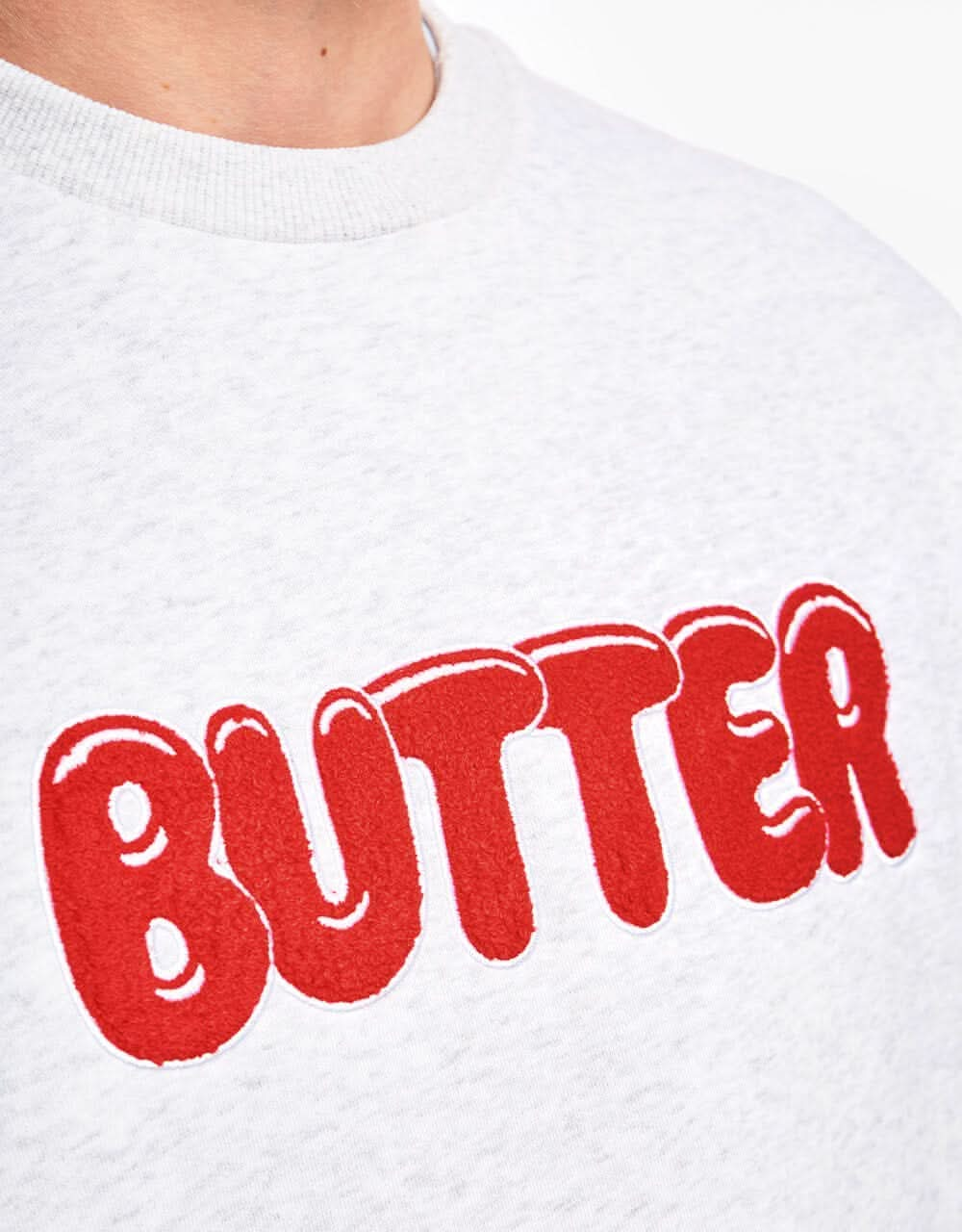 Butter Goods Goo Crewneck Sweatshirt - Ash Grey