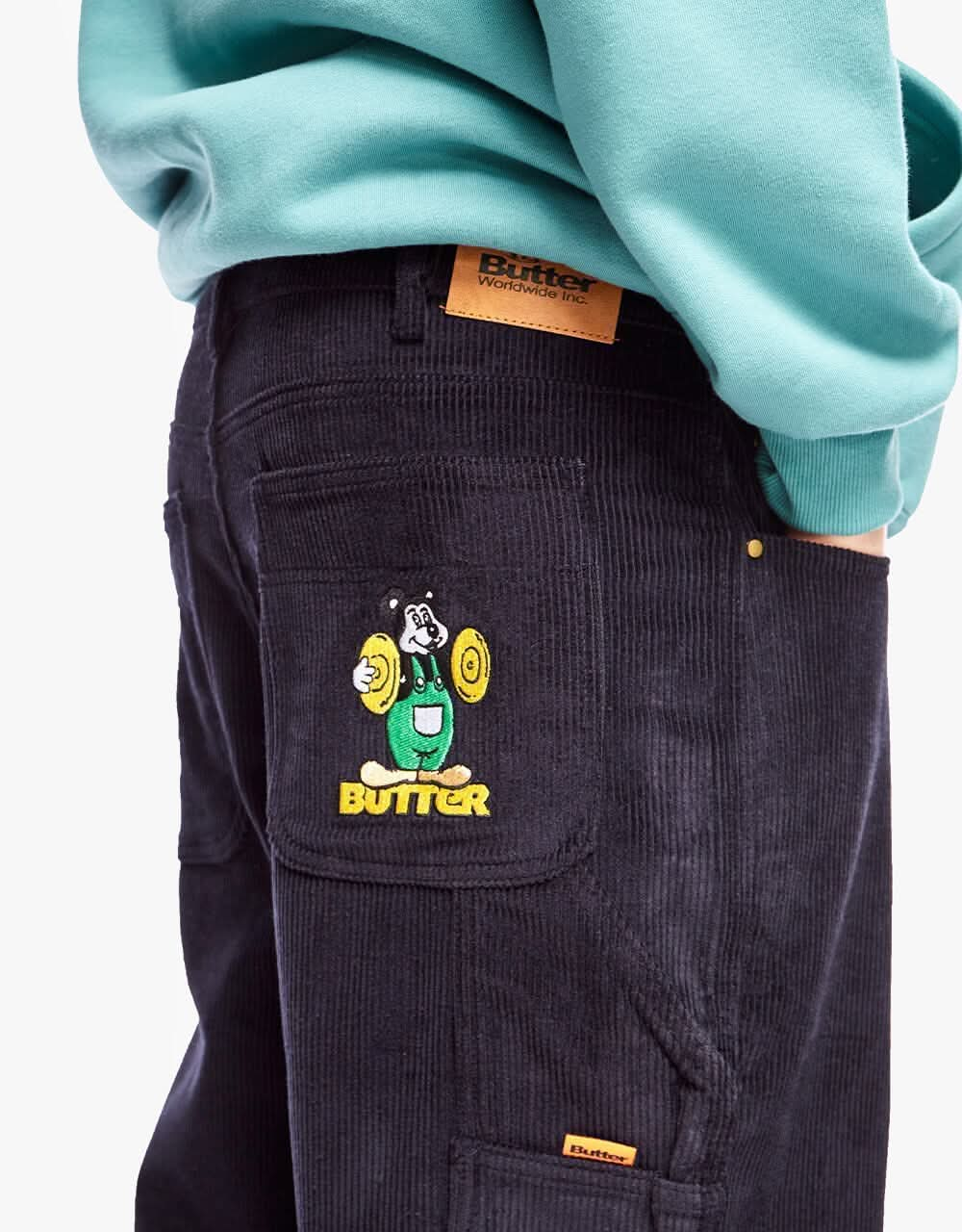 Butter Goods Cymbals Baggy Corduroy Pant - Navy