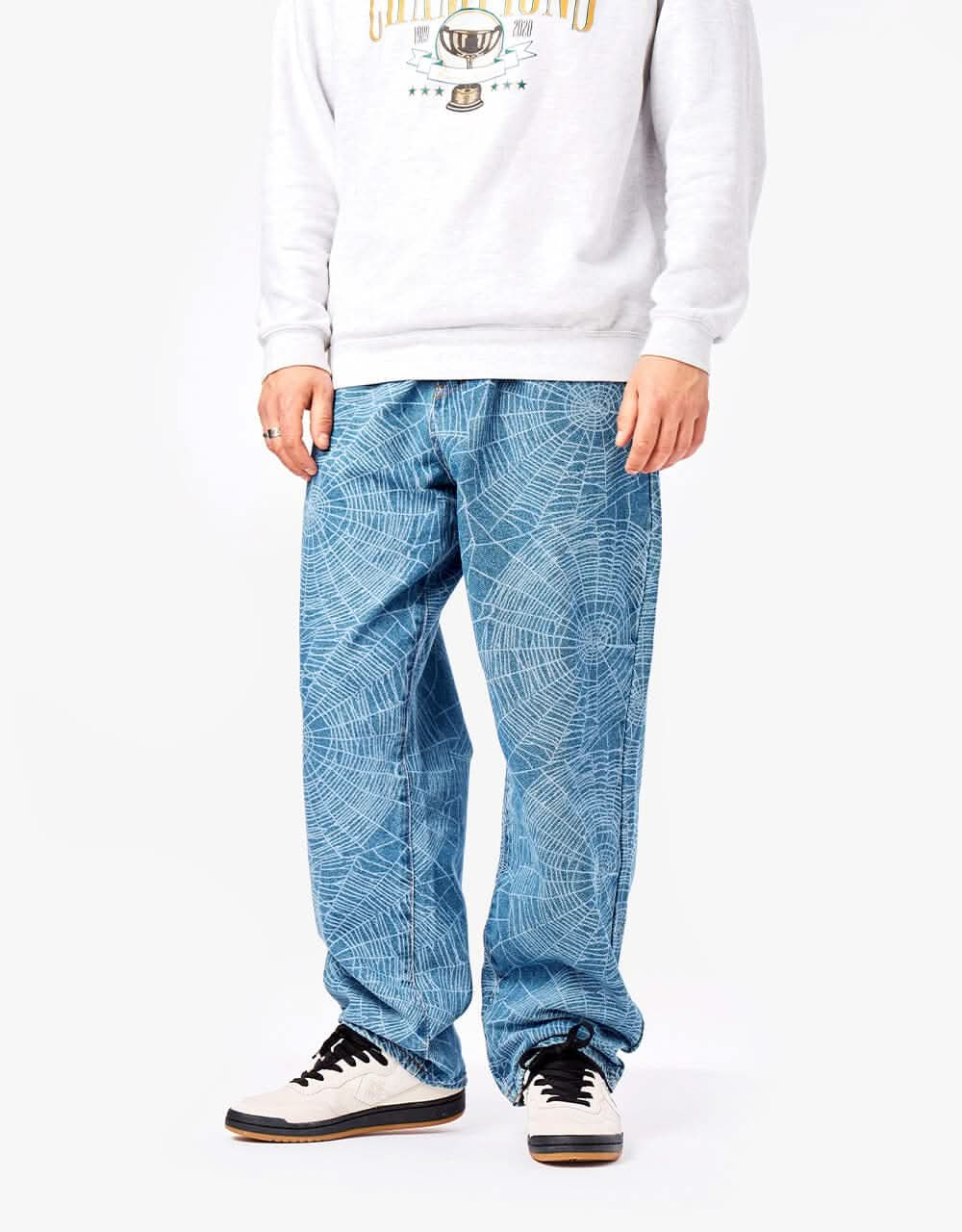 Butter Goods Web Denim Pant - Washed Indigo