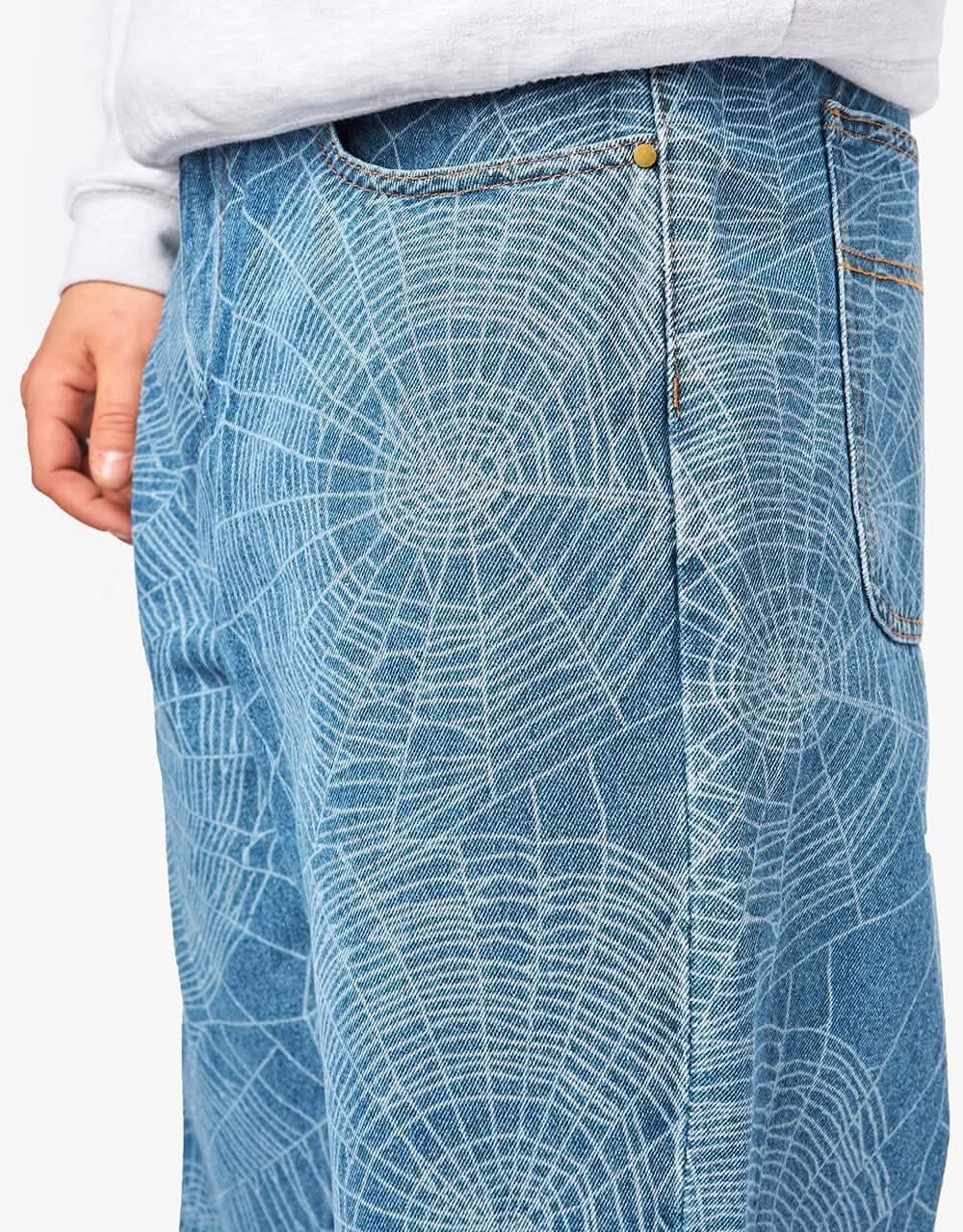 Butter Goods Web Denim Pant - Washed Indigo