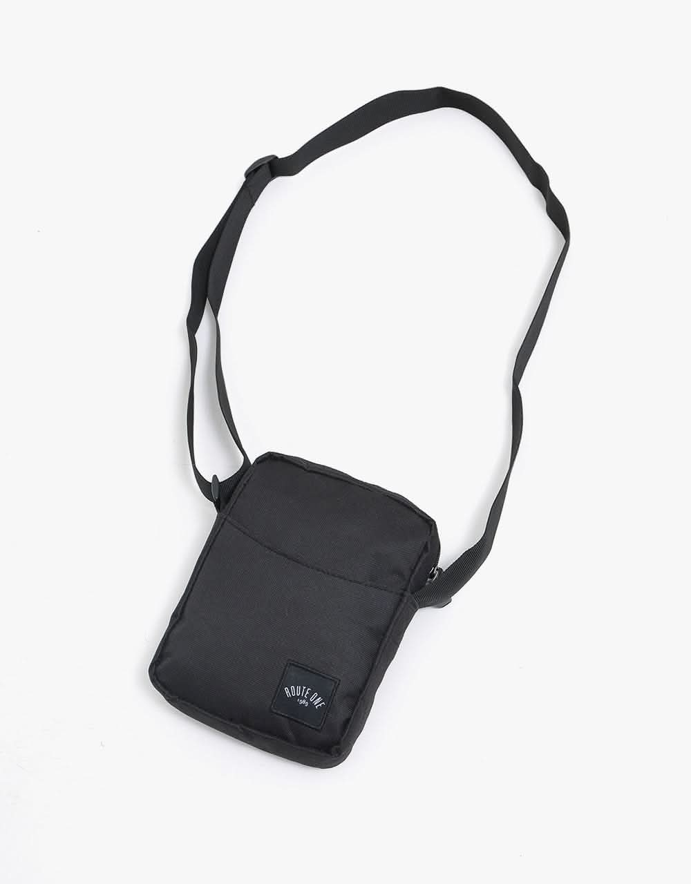 Route One Flight Cross Body Bag - Black