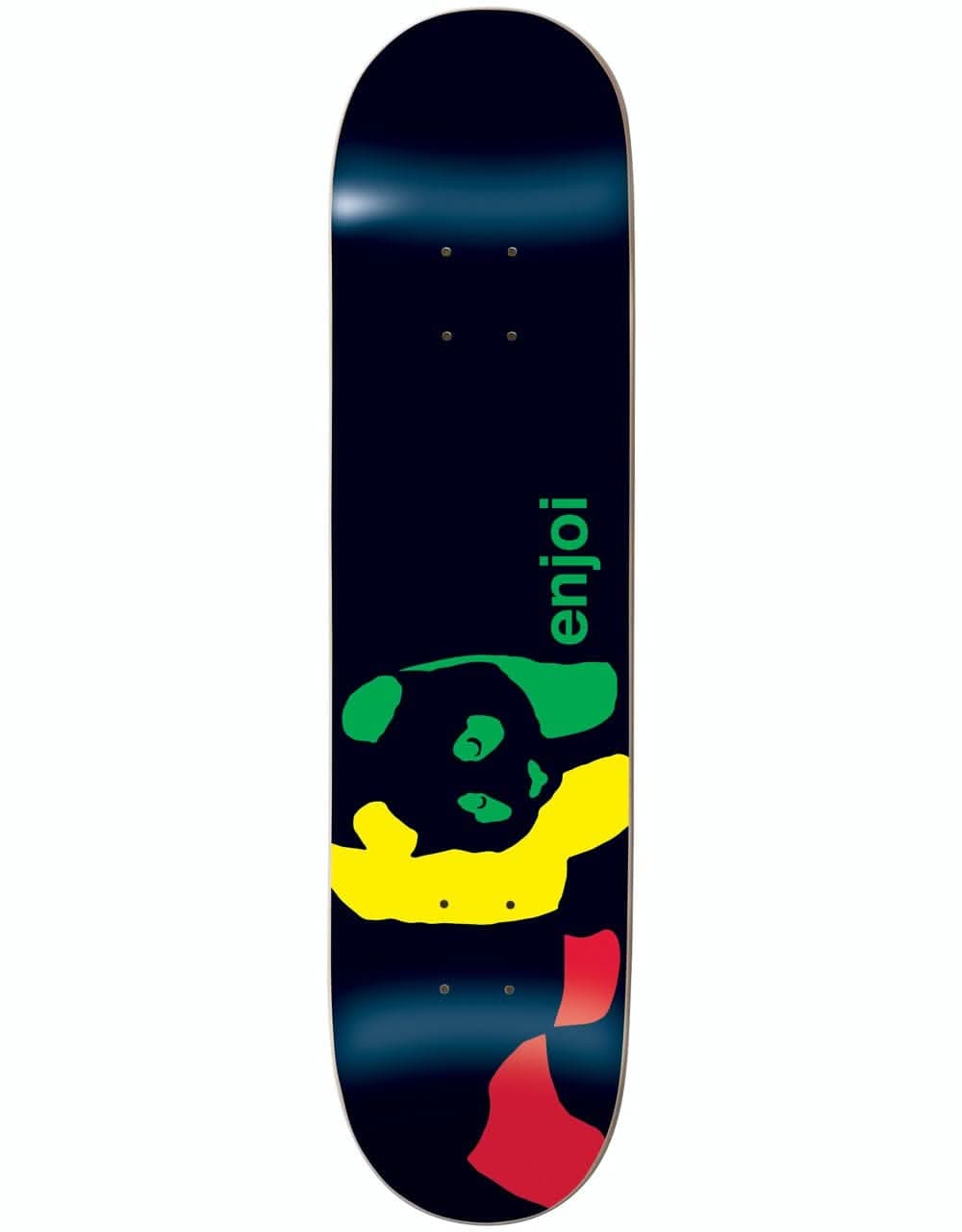 Enjoi Rasta Panda Skateboard Deck - 8.1"