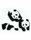 Profitez de Piggyback Panda Sticker