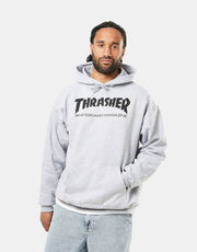 Sweat à capuche Thrasher Skate Mag - Gris chiné