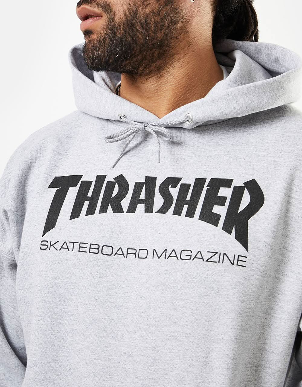 Sudadera con capucha Thrasher Skate Mag - Gris jaspeado