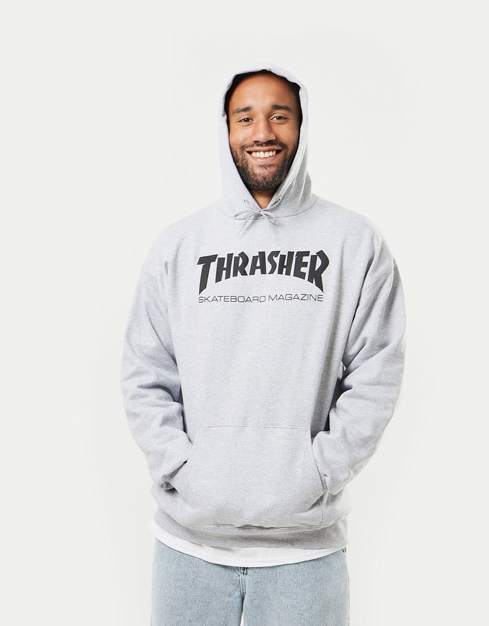 Sudadera con capucha Thrasher Skate Mag - Gris jaspeado