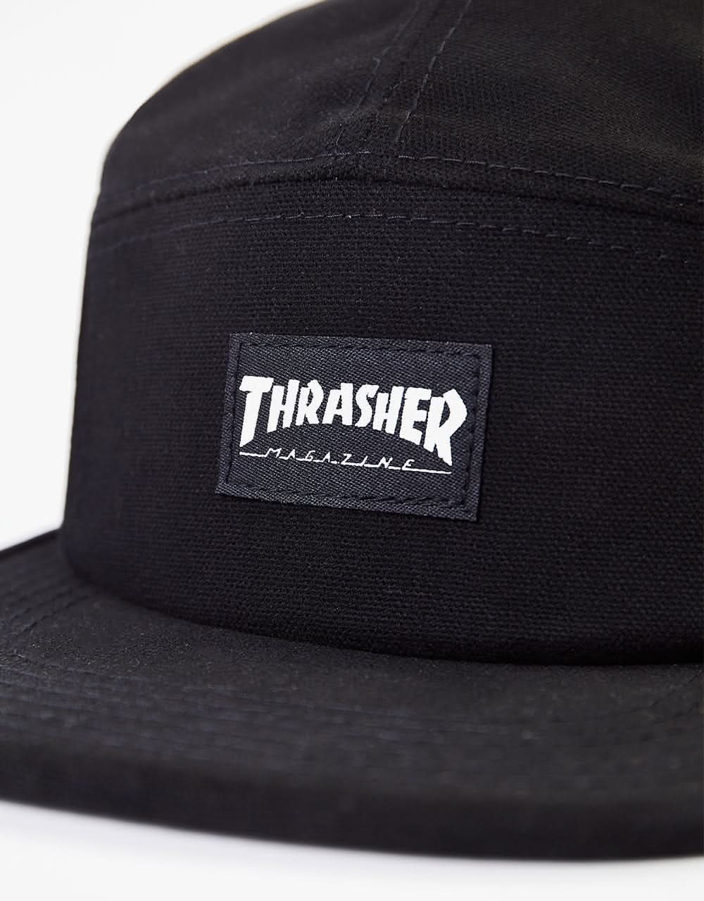 Thrasher Logo 5 Panel Cap - Black