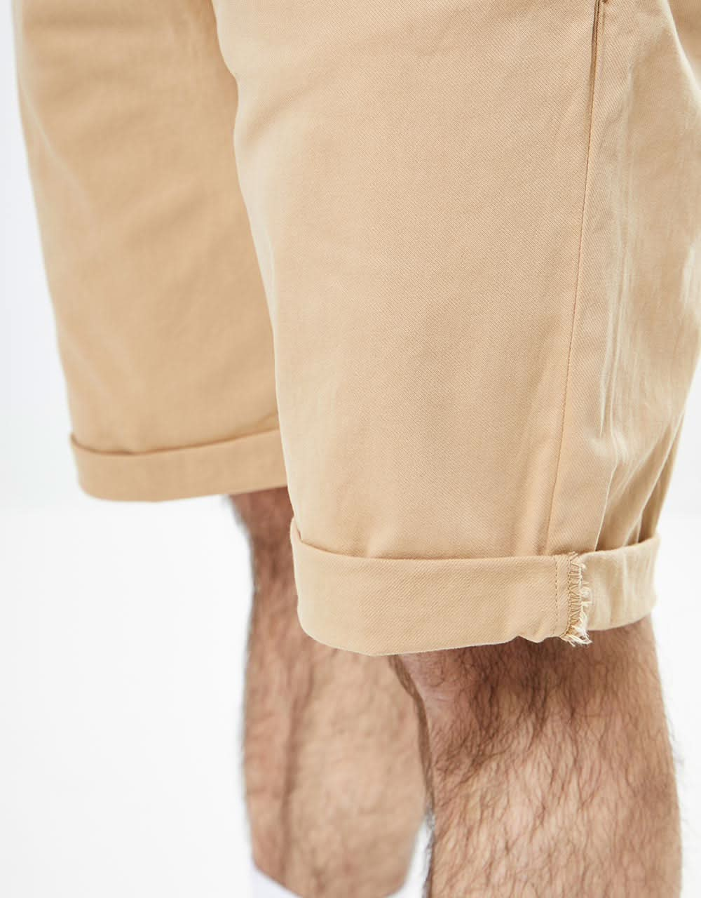 Pantalones cortos chinos Route One enrollables - Caqui