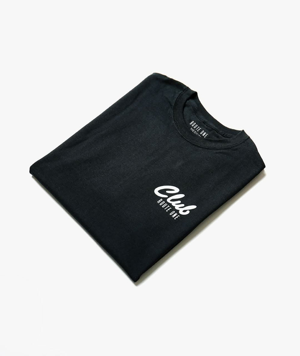 Route One Club T-Shirt - Black